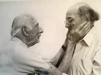 Jerry and Stanley Kunitz photograph by Martin Desht