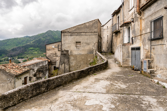 Hilltop streets of Morano Calabro