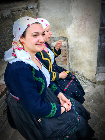 Local Albidona Women in Traditional Costume